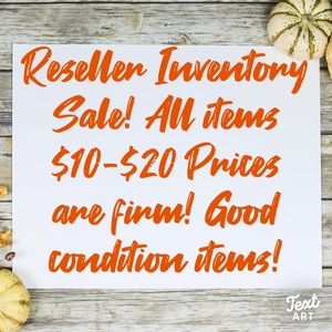 Inventory Clean Out!